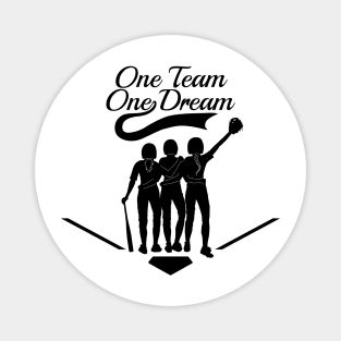 Softball: One Team One Dream Magnet